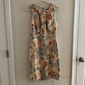 Jcrew Silk Floral Dress
